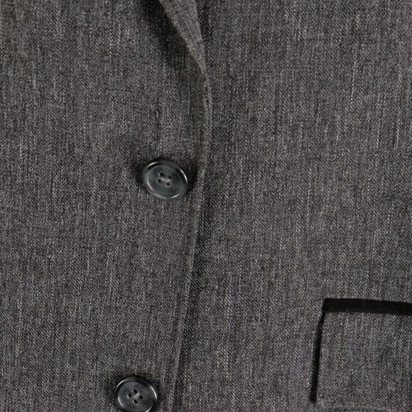 Circle S Blazer Mens 42R Gray Black Western Two Button Vented - Picture 4 of 14